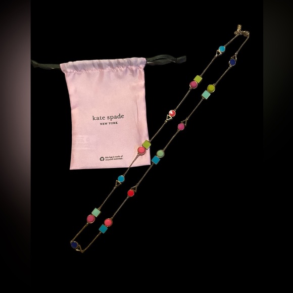 kate spade Jewelry - Kate Spade Geometric Necklace EUC